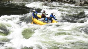 White water rafting on the Lochsa River