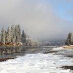 Early December on the Clearwater River in Idaho County